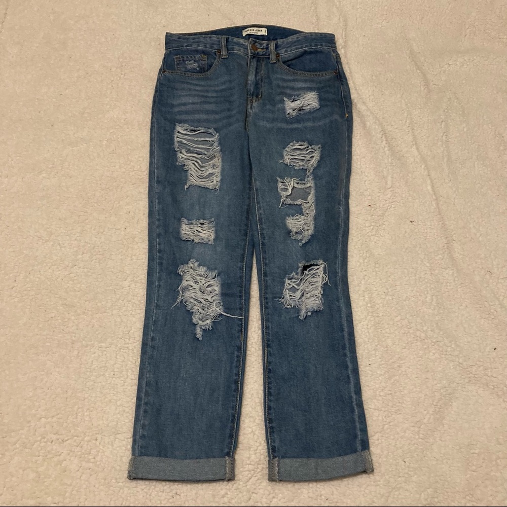 Hammer High waisted distressed jeans